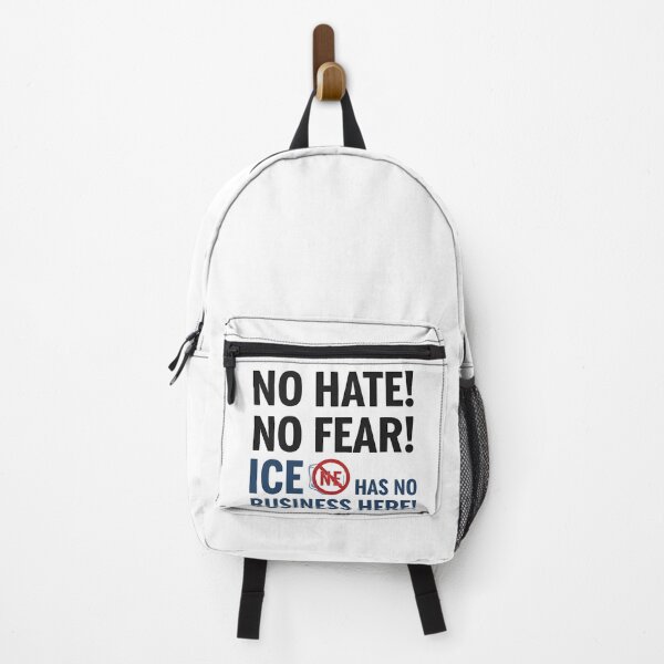 Item preview, anti ice No hate! No fear! ICE has no business here! designed and sold by Uglyandcute.