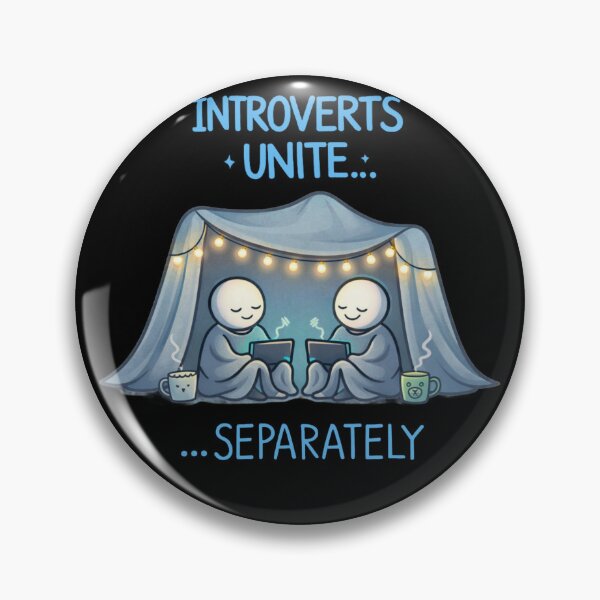 Item preview, Introverts Unite Separately Funny Introvert Quote designed and sold by PunchDrop.