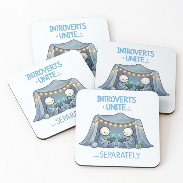 Item preview, Introverts Unite Separately Funny Introvert Quote designed and sold by PunchDrop.