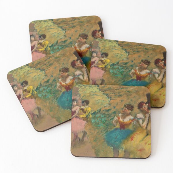 Item preview, Danseuses Les Coulisses De Lopera by Edgar Degas: Impressionist Ballet Poster designed and sold by artofuniverse.