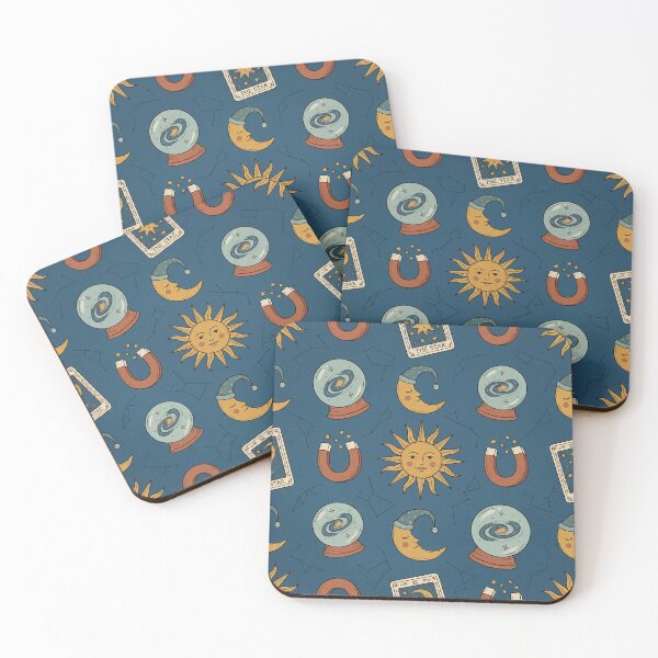 Item preview, Tarot and Celestial Charms Mystical Illustration Pattern designed and sold by SavinMercantile.