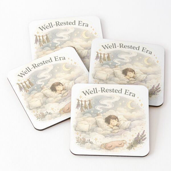Item preview, Well-Rested Era Peaceful Sleep Minimalist T-Shirt & Phone Case designed and sold by goodcrystals.