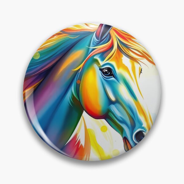 Item preview, Rainbow-Hued Majestic Horse designed and sold by cuprum.