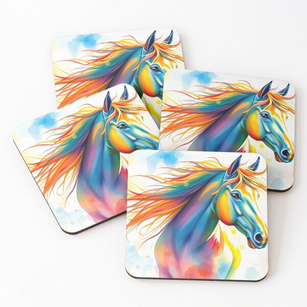 Item preview, Rainbow-Hued Majestic Horse designed and sold by cuprum.