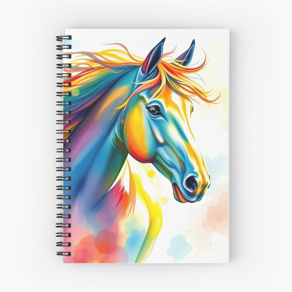 Item preview, Rainbow-Hued Majestic Horse designed and sold by cuprum.