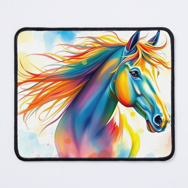 Item preview, Rainbow-Hued Majestic Horse designed and sold by cuprum.