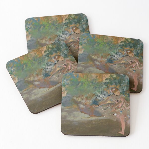 Item preview, Deux Danseuses Sur La Scene by Edgar Degas: Impressionist Ballet Poster designed and sold by artofuniverse.