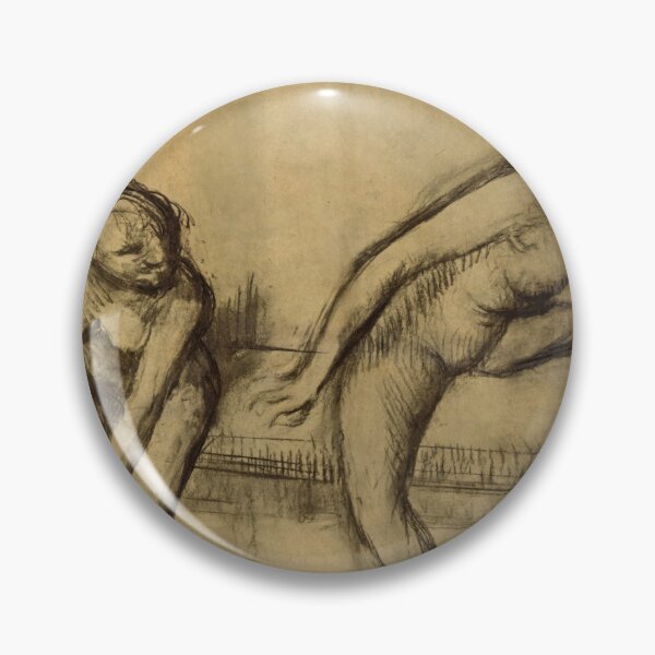 Item preview, Deux Danseuses Sur Un Banc by Edgar Degas: Impressionist Figure Study Poster designed and sold by artofuniverse.