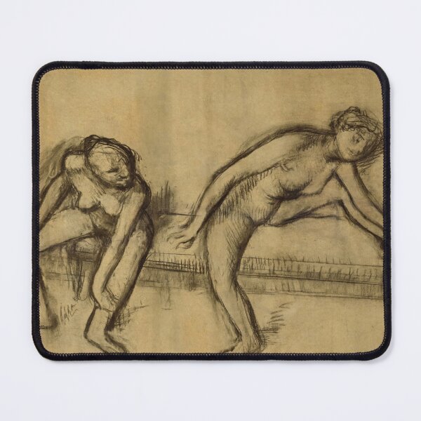 Item preview, Deux Danseuses Sur Un Banc by Edgar Degas: Impressionist Figure Study Poster designed and sold by artofuniverse.