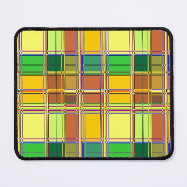 Item preview, Caribbean Colorful Fabric Madras Tartan designed and sold by BluedarkArt.