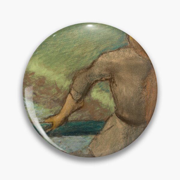 Item preview, Deux Femmes Causant by Edgar Degas: Impressionist Racetrack Fine Art Print designed and sold by artofuniverse.
