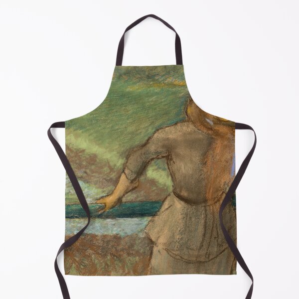 Item preview, Deux Femmes Causant by Edgar Degas: Impressionist Racetrack Fine Art Print designed and sold by artofuniverse.