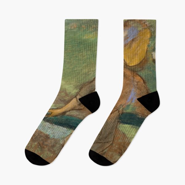 Item preview, Deux Femmes Causant by Edgar Degas: Impressionist Racetrack Fine Art Print designed and sold by artofuniverse.