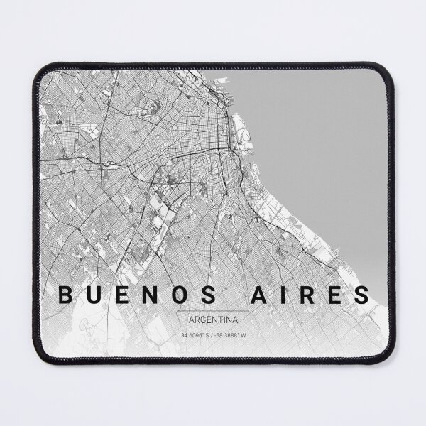 Item preview, Buenos Aires City Map – Minimal Line Art designed and sold by YurrShop.