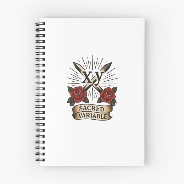 Item preview, Sacred Variable – Math Tattoo Flash Design designed and sold by ClassroomInk.