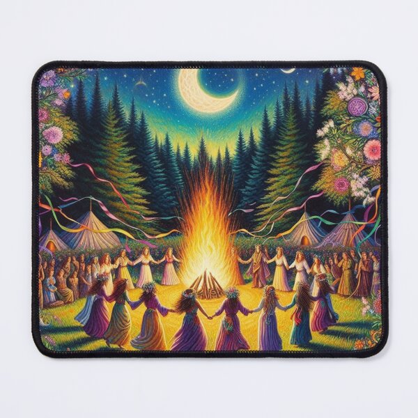 Item preview, Solstice Fire Dance Under the Sacred Moon designed and sold by Sybille-Yates.