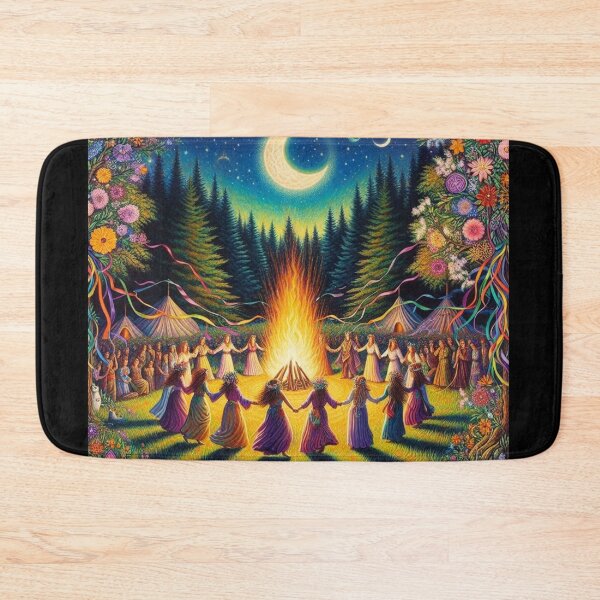 Item preview, Solstice Fire Dance Under the Sacred Moon designed and sold by Sybille-Yates.