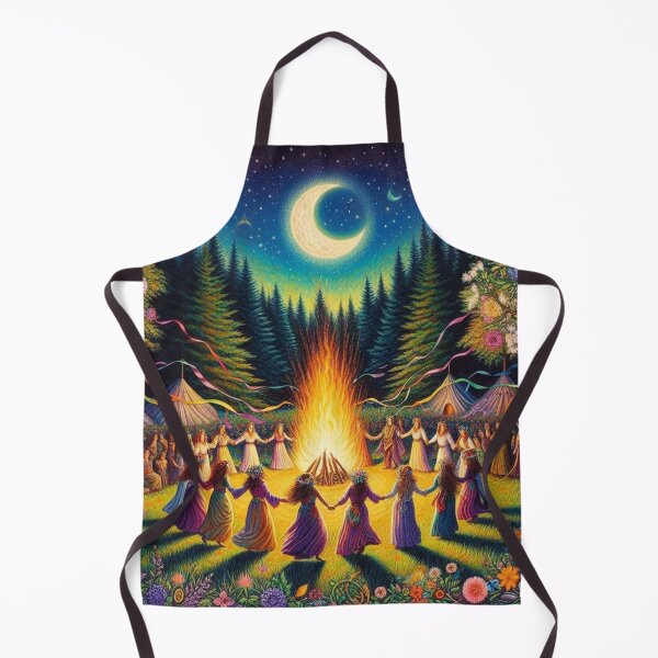 Item preview, Solstice Fire Dance Under the Sacred Moon designed and sold by Sybille-Yates.