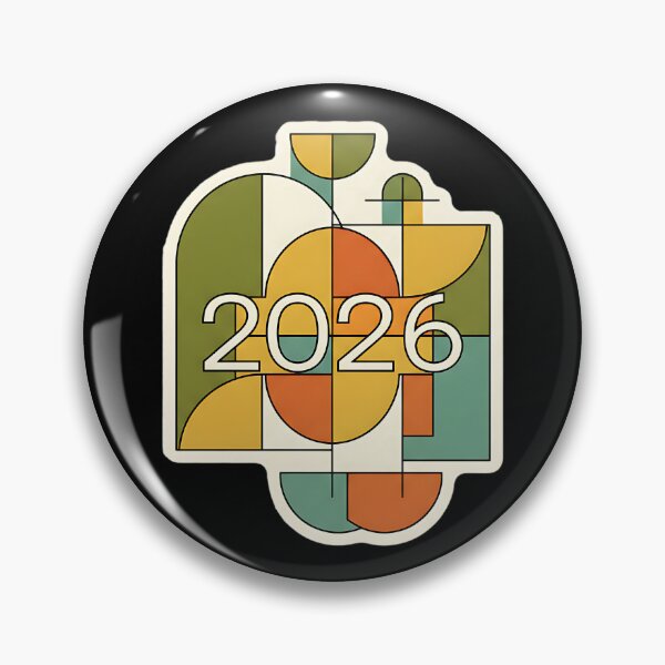 Item preview, Modern Geometric Abstract 2026 Calendar Art designed and sold by Silent Watch Threads..