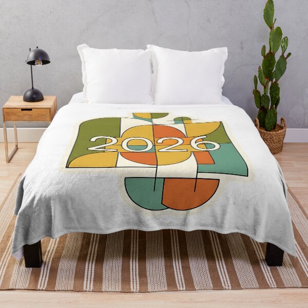 Item preview, Modern Geometric Abstract 2026 Calendar Art designed and sold by Silent Watch Threads..