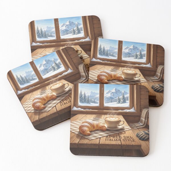 Item preview, Apres Ski Italian Style | Cornetto & Cappuccino Art designed and sold by ryanguas.