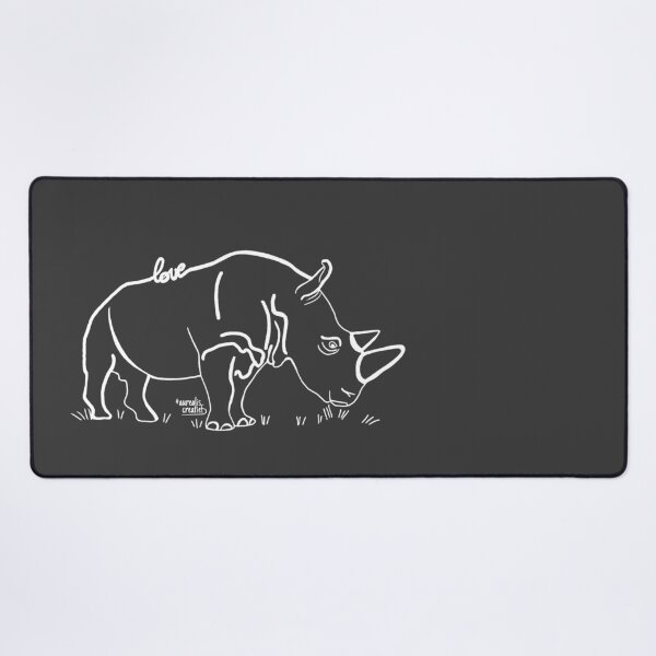 Artikelvorschau, Liebe Tiere - Nashorn entworfen und verkauft von Aurealis Creatief.