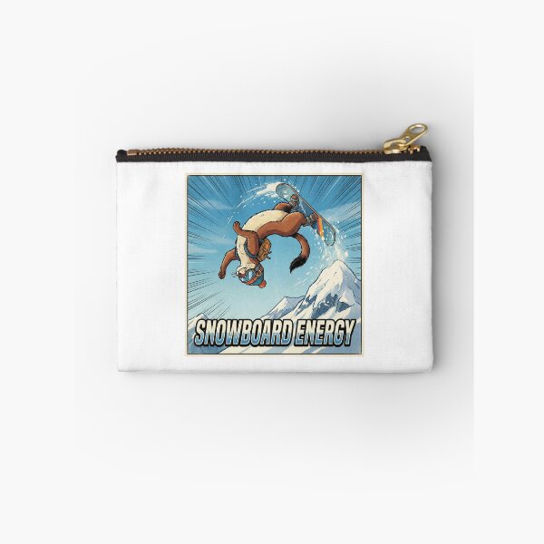 Item preview, Energy Snowboarding Stoat | Radical Winter Animal designed and sold by ryanguas.