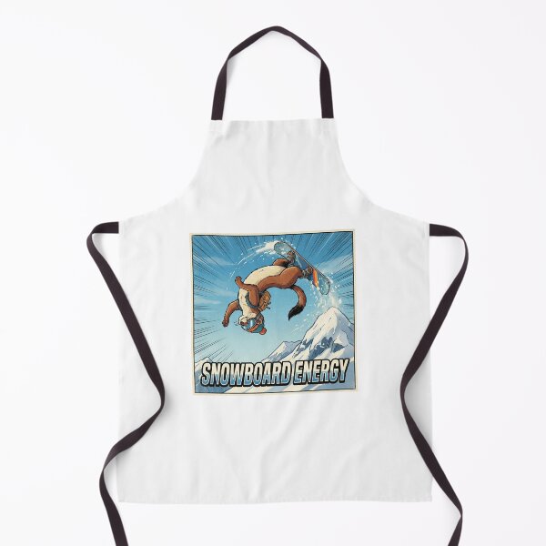 Item preview, Energy Snowboarding Stoat | Radical Winter Animal designed and sold by ryanguas.
