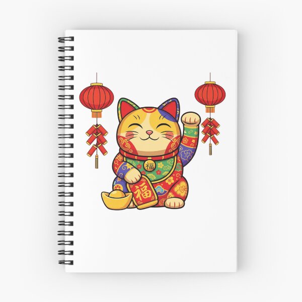 Item preview, Chinese New Year beckoning cat designed and sold by AttaboyStudio.