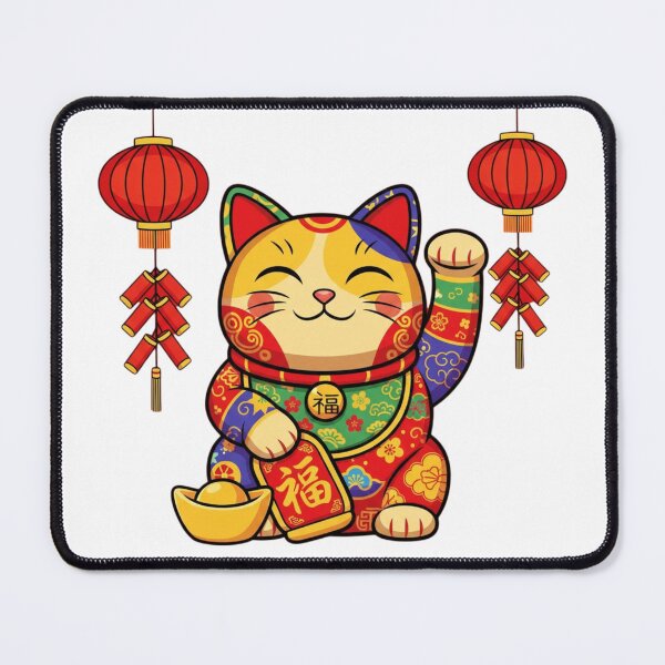 Item preview, Chinese New Year beckoning cat designed and sold by AttaboyStudio.