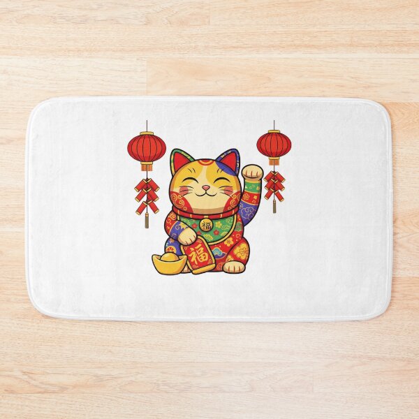Item preview, Chinese New Year beckoning cat designed and sold by AttaboyStudio.