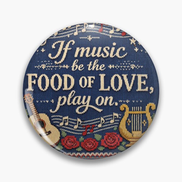 Item preview, Music is the food of love. Knitting patterns. designed and sold by Mauswohn.