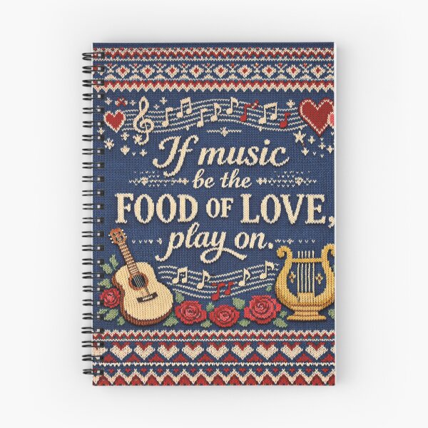 Item preview, La música es el alimento del amor. Patrones de tejido. designed and sold by Mauswohn.
