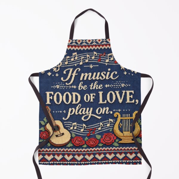 Item preview, Music is the food of love. Knitting patterns. designed and sold by Mauswohn.