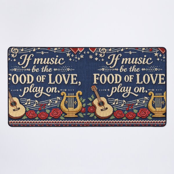 Aperçu de l'œuvre La musique est la nourriture de l'amour. Modèles de tricot. créée et vendue par Mauswohn.