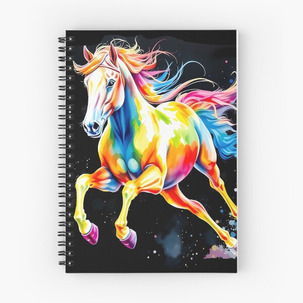 Item preview, Vibrant Multicolored Horse Gallop designed and sold by cuprum.
