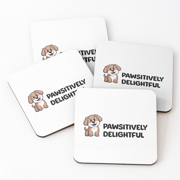 Item preview, Pawsitively Delightful! Cute Dog Pun designed and sold by PMCreative.