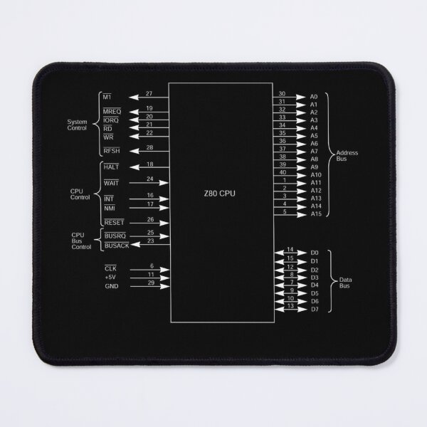 Item preview, Zilog Z80 processor diagram designed and sold by Jagaroth.
