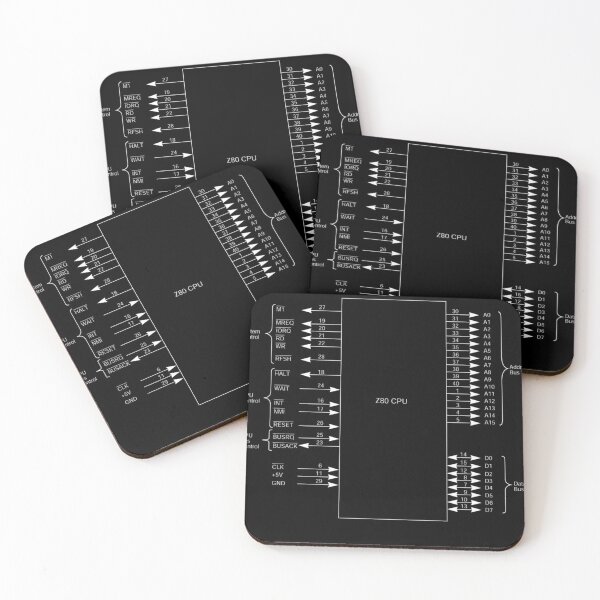 Item preview, Zilog Z80 processor diagram designed and sold by Jagaroth.