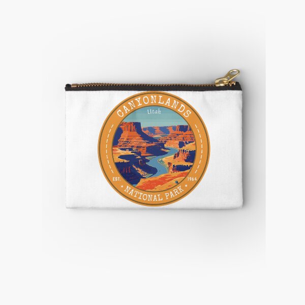 Item preview, Canyonlands National Park in Utah (USA), Vintage Travel Art Circle Emblem designed and sold by MaateoDesign.
