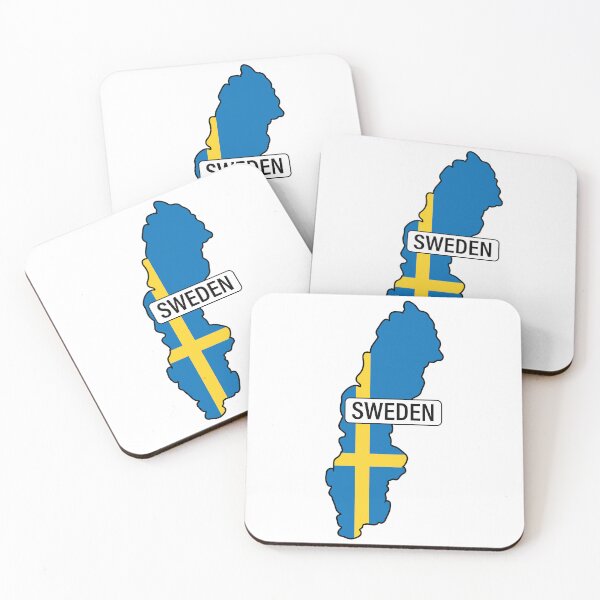 Item preview, SWEDEN Flag Map designed and sold by LOVE, AMY.
