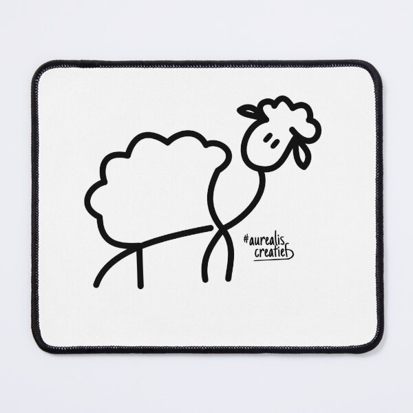 Item preview, Fluffy Sheep - Dynamic Stylish Line art designed and sold by Aurealis Creatief.