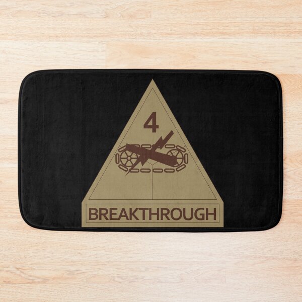 Item preview, Army - SSI - 4th Armored Division w Name Tape - Subdued Desert X 300 designed and sold by Military Insignia Products.