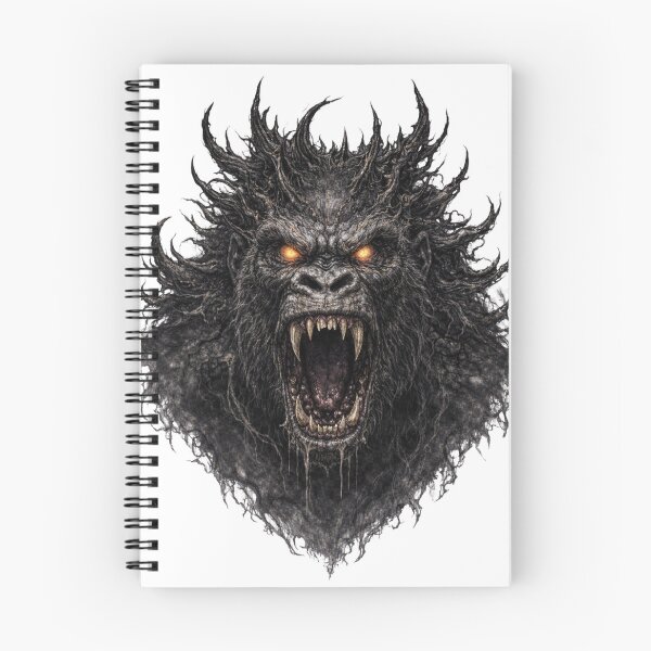 Item preview, Demonic gorilla beast with glowing eyes  designed and sold by bebeshoppl.