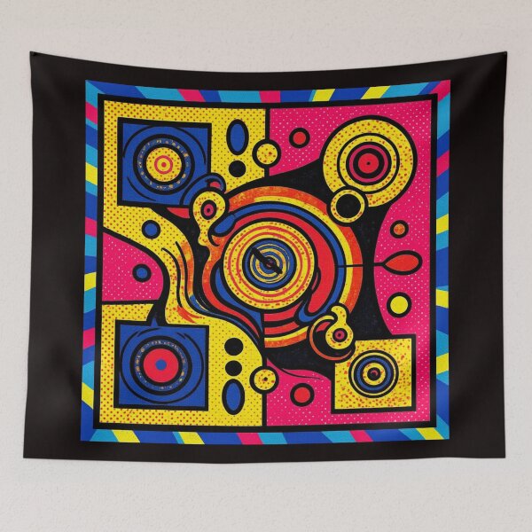 Item preview, Chromatic Pulse: Concentric Energy in Pop Geometry designed and sold by Helios Be. Lavsh.