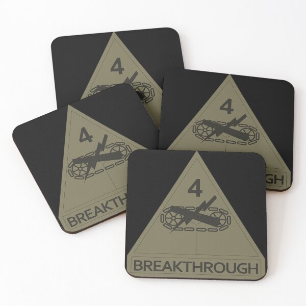 Item preview, Army - SSI - 4th Armored Division w Name Tape - Subdued X 300 designed and sold by Military Insignia Products.