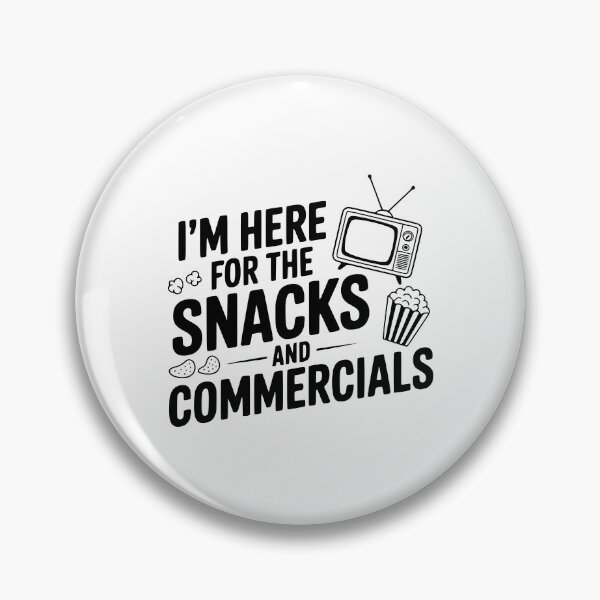Item preview, I'm Here for the Snacks and Commercials designed and sold by Frank Ring.