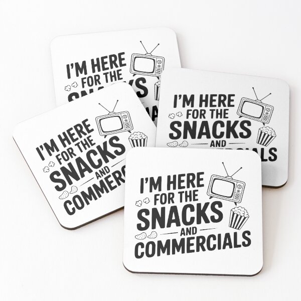 Item preview, I'm Here for the Snacks and Commercials designed and sold by Frank Ring.