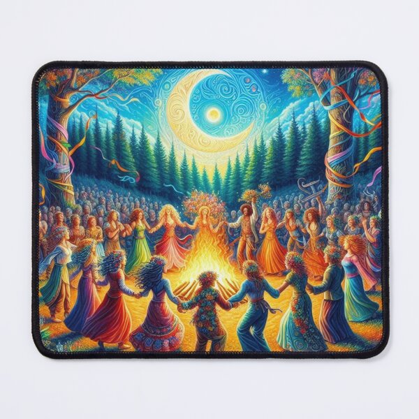 Item preview, Solstice Fire Dance Under the Sacred Moon designed and sold by Sybille-Yates.