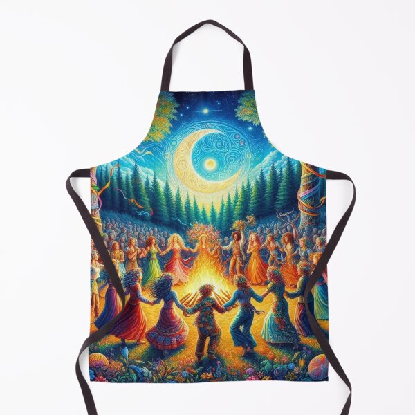 Item preview, Solstice Fire Dance Under the Sacred Moon designed and sold by Sybille-Yates.